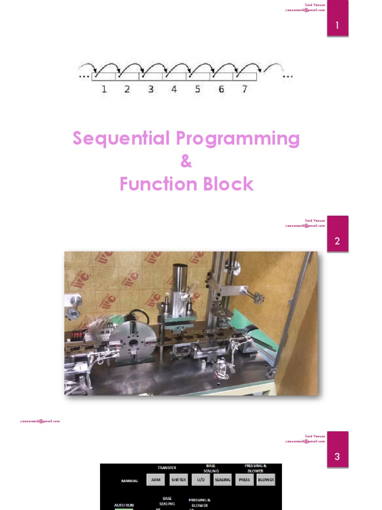 3.1. Sequential Programming Simulation - Function Block | PDF