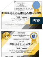 Award Certificates Templates by Sir Tristan Asisi