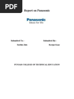 Final Report On Panasonic