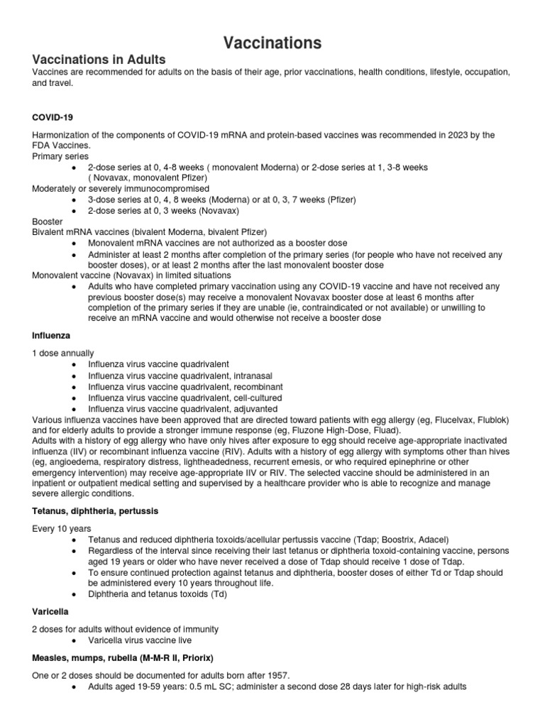 Vaccines | Download Free PDF | Vaccines | Influenza Vaccine