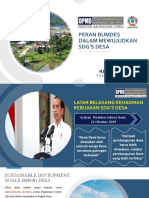 PERAN BUMDES DALAM MEWUJUDKAN SDG's DESA