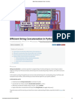 Efficient String Concatenation in Python - Real Python