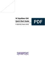 VC SpyGlass CDC Quick Start Guide