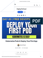 Kubernetes Pods & Deploy Your First App