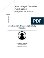 Dra. Crisálida Villegas González Nodo: Investigación, Transcomplejidad y Ciencias