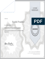 PITAMBARE Coursera - Certificate