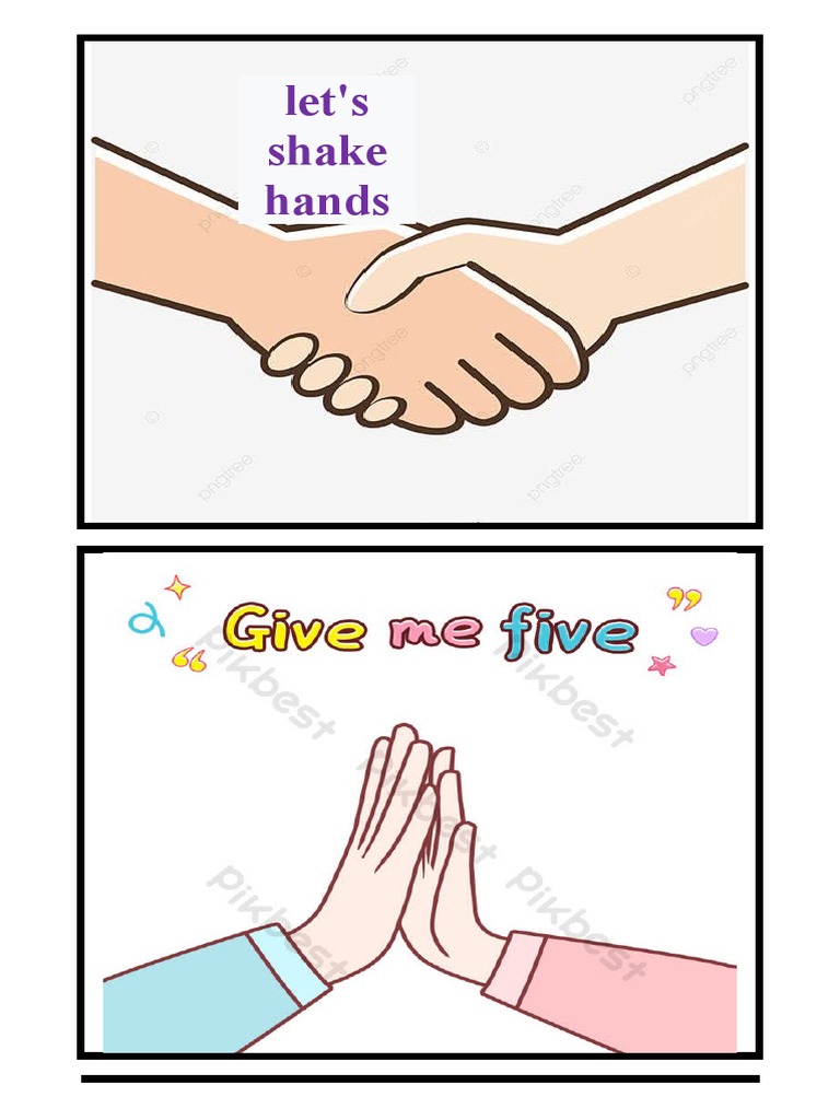 Handshake and Hug Greetings Guide | PDF