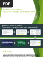 Aula 05 - LEIS BÁSICAS PARA SISTEMAS E VOLUMES DE CONTROLE