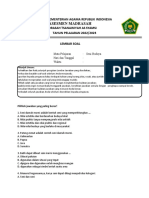 Soal AM Seni Budaya 22-23