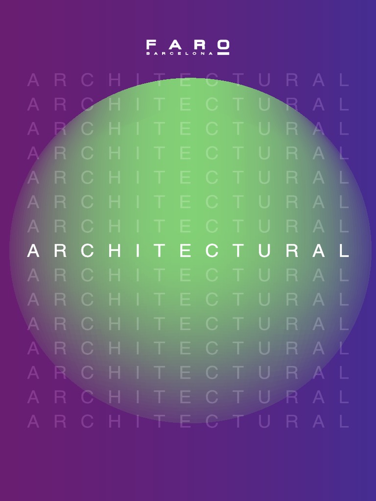 Catalofo FARO Architectural Lighting 2023 | PDF | Supply Chain | Recycling