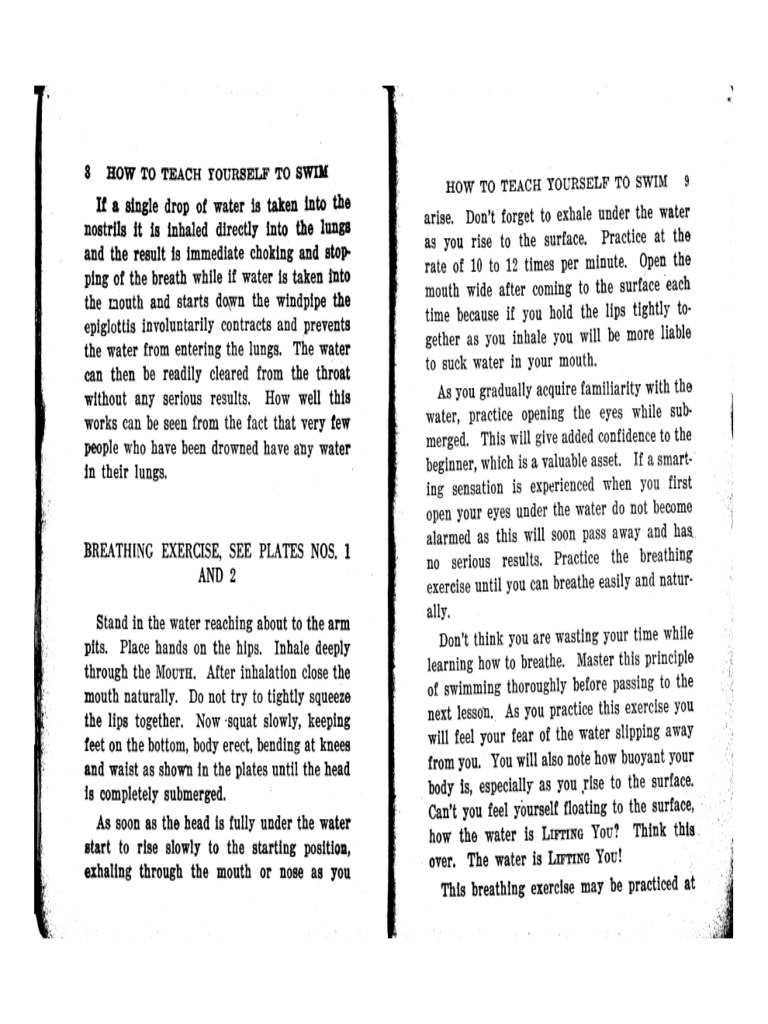 How to teach yourself to swim 1927 pdf