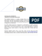 Southland Conference Administrative Internship Announcement