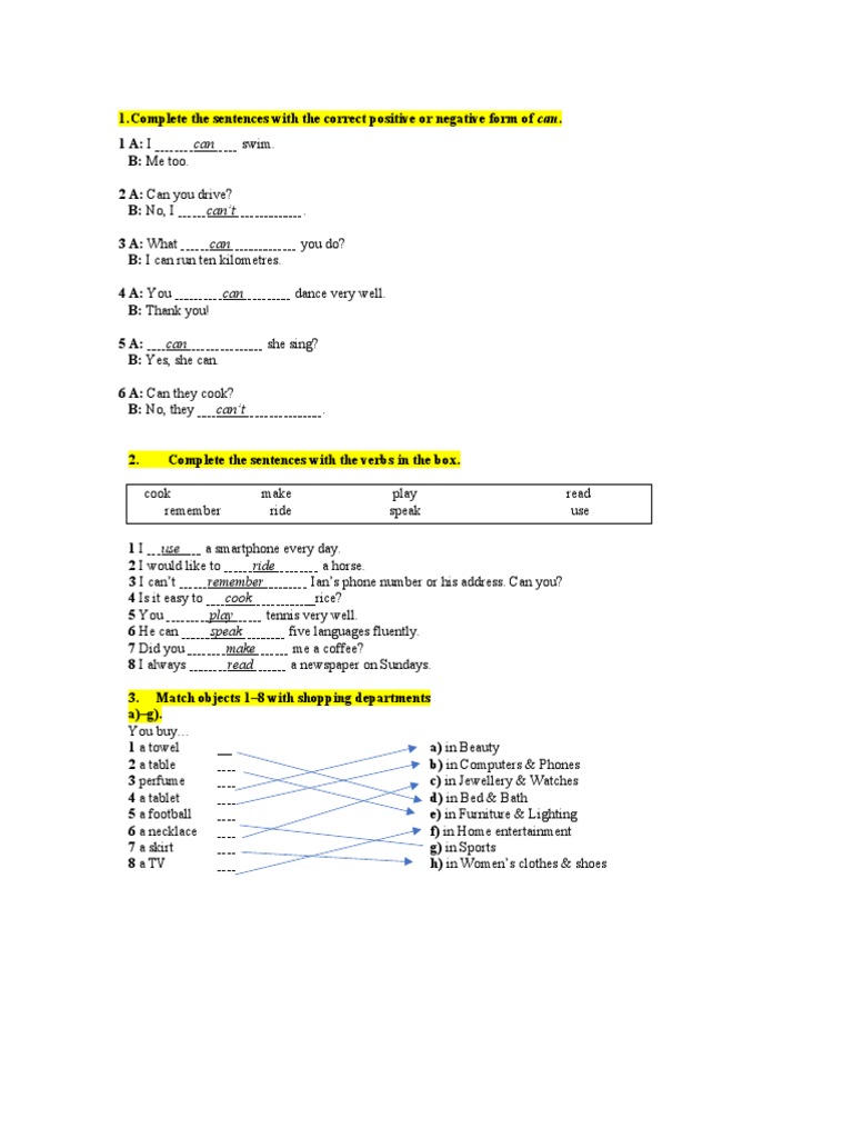 Sentence Completion and Conversation Practice | PDF | Syntax | Linguistics