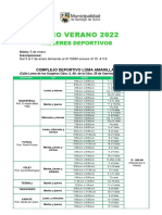 Talleres Deportivos - Surco Verano 2022