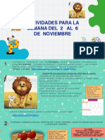 Planificación 2 Al 6 Noviembre Kinder