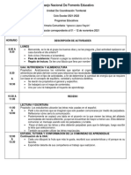 Programacion Alimencultura Semana 01-12 de Noviembre 2021