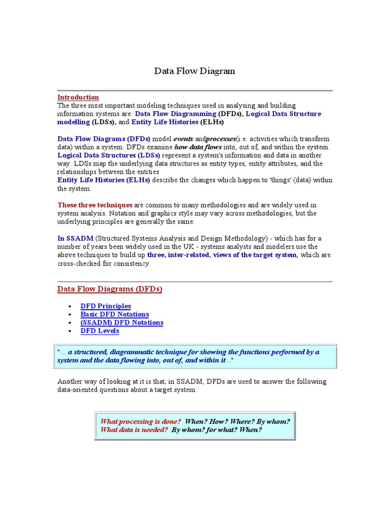 Data Flow Diagram | PDF | Systems Theory | Software Design