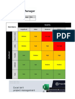 Free Risk Matrix Template ProjectManager ND23