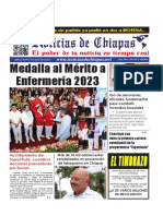 Periódico Noticias de Chiapas, Edición Virtual Miércoles 31 de Mayo de 2023