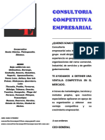 Consultoria Competitiva Empresarial CV - 2023
