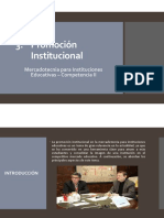 Mercadotecnia Inst Educativas - Promocion Institucional