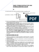 Instrucciones Termocontractor 2000 Con Regulador
