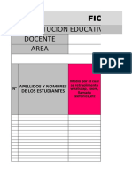 Ficha para El Recojo de Evidencias de Aprendizaje - Dpcc-1ro