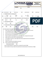 T16 Question Paper For Physics Class 11 91011