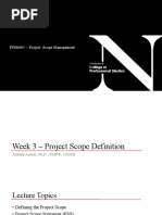 PJM6005-Week 3 - Project Scope Definition - Master-2022 - v1