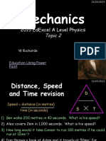 Topic 2 - Mechanics