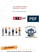 Cálculo Aplicado A La Física 2 Semana 09 - Sesión 26: Docente: Msc. MBA. Fernando Santos Cubas