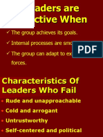 Leaders Are Effective When