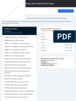 Plaza Italia: Horario y Mapa de La Línea B15 de Micro