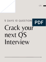 Quantity Surveyor Interview Questions Part-1