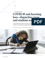 Covid 19 and Learning Loss Disparities Grow and Students Need Help v3