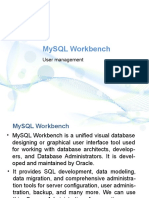 MySQLWorkbench Usermanagement