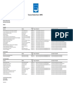 Transcript of Academic Record - SAMPLE