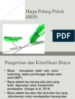 Harga Pulang Pokok (BEP)