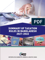 Summary of Taxation Rules in Bangladesh 2021 2022 Up