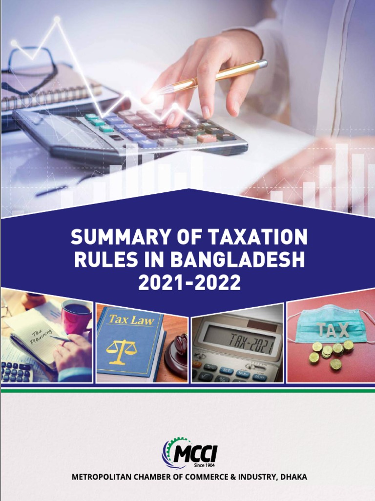 Summary of Taxation Rules in Bangladesh 2021 2022 Up PDF Tax