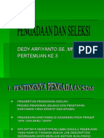 Pengadaan Dan Seleksi Pertemuan Ke 3