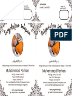 Tasy Akuran Selapan Tasy Akuran Selapan: Muhammad Farhan Muhammad Farhan