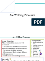 Arc Weld Processes