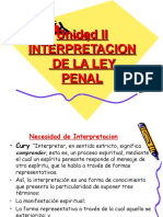 4 Unidad II Interpretacion de La Ley Penal 2022