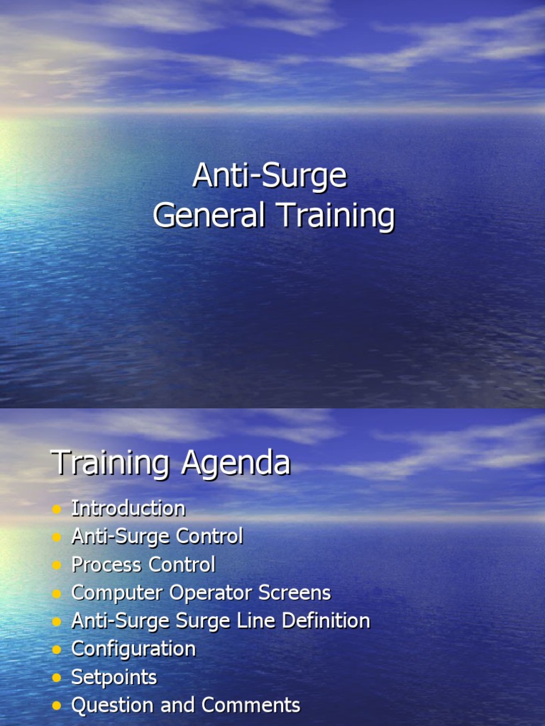 Anti Surge Control PDF Valve Transparent Materials