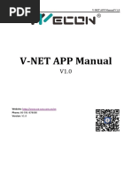 V-NET APP Manual V1.0