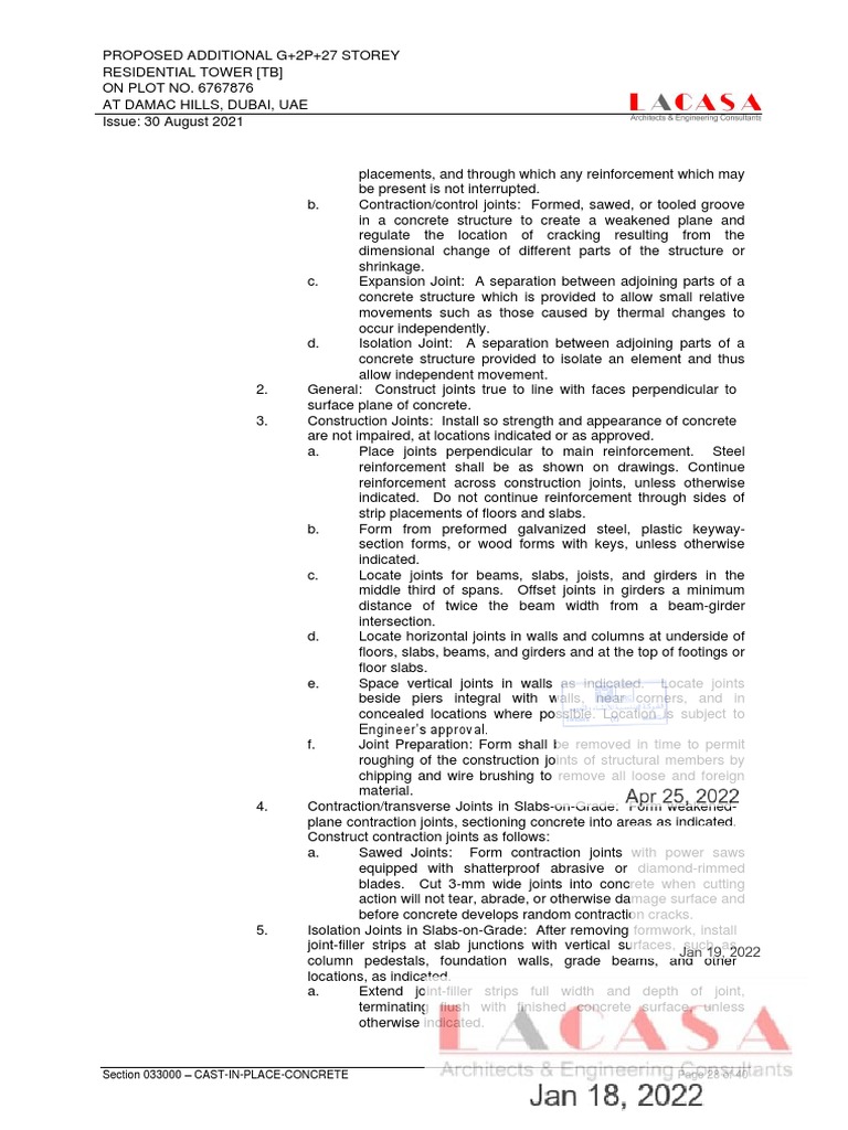Construction Joint Pdf Concrete Beam Structure