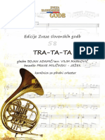 Tratata Zdaj Igra Naša Muzika - Full Score