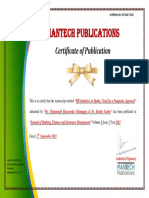 4647-Certificate of Publication - Thimmaiah Bayavanda Chinnappa