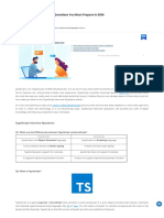 Top 50 TypeScript Interview Questions You Must Know in 2020 - Edureka